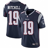 Nike New England Patriots #19 Malcolm Mitchell Navy Blue Team Color NFL Vapor Untouchable Limited Jersey,baseball caps,new era cap wholesale,wholesale hats